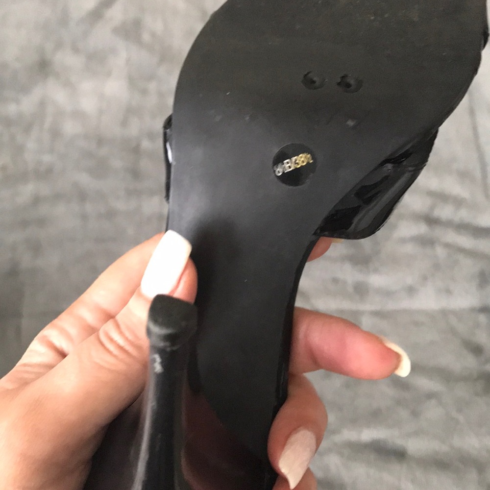 Jessica Simpson Slide On Black Heels - Picture 3 of 3